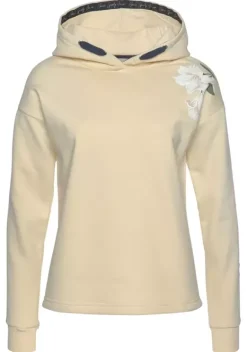Homewear-Oberteile|Bench. Kapuzensweatshirt Creme