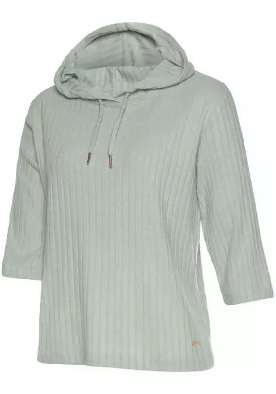 Damenshirts|s.Oliver Kapuzensweatshirt Mint