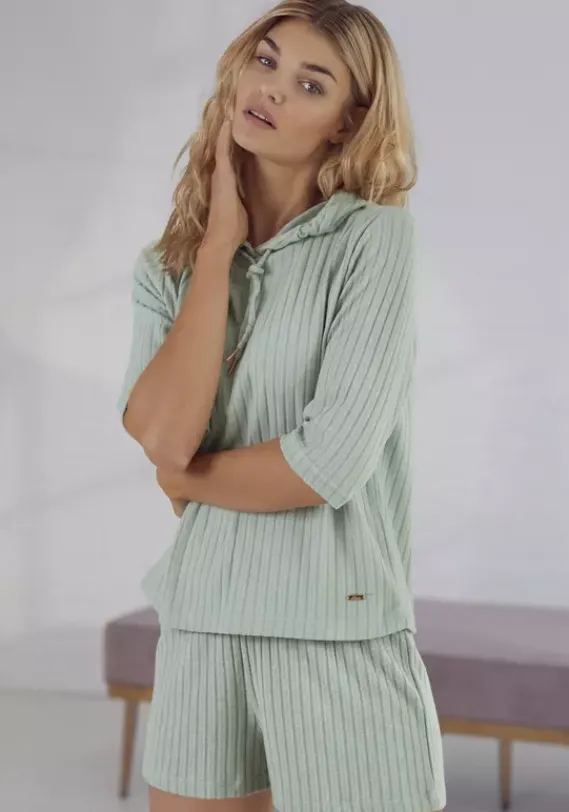 Damenshirts|s.Oliver Kapuzensweatshirt Mint