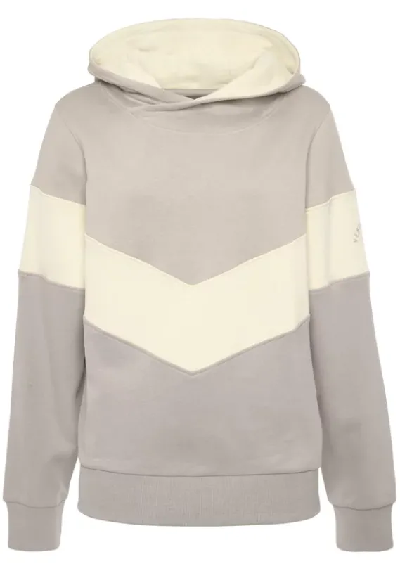 Damenshirts|Venice Beach Kapuzensweatshirt Beige-Vanille