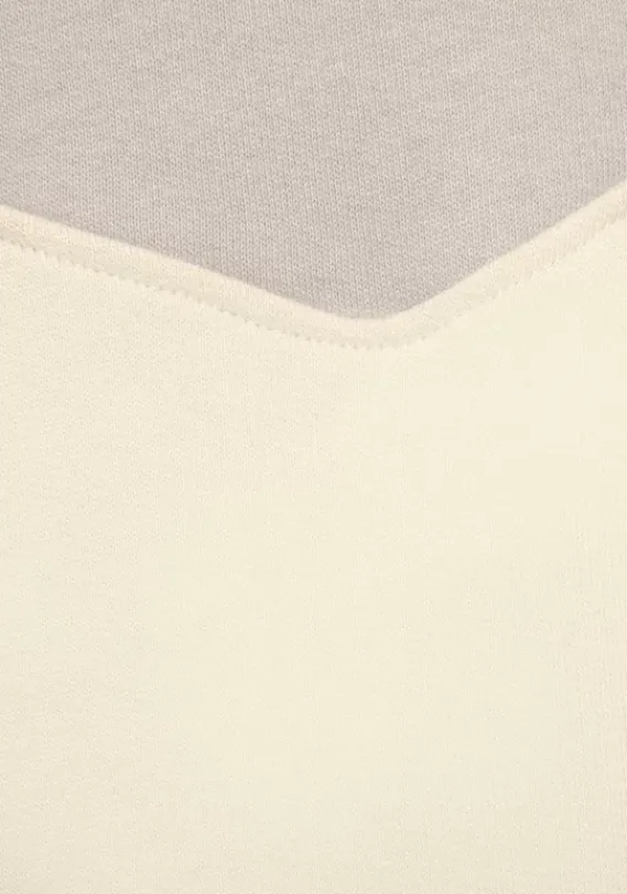 Damenshirts|Venice Beach Kapuzensweatshirt Beige-Vanille
