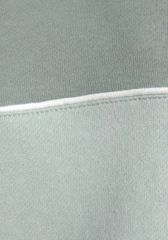 Damenshirts|Bench. Kapuzensweatshirt Graugrun-Hellgrun