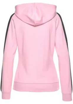 Homewear-Oberteile|Bench. Kapuzensweatshirt Rosa-Schwarz