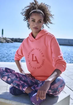 Damenshirts|LASCANA ACTIVE Kapuzensweatshirt