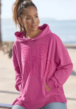 Damenshirts|Elbsand Kapuzensweatshirt"Lioba" Pink