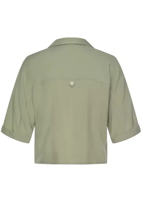 Blusen|LASCANA Kurzarmbluse Lindgrun