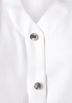 Blusen|LASCANA Kurzarmbluse Weis