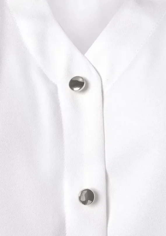 Blusen|LASCANA Kurzarmbluse Weis