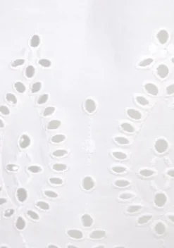 Blusen|Vivance Kurzarmbluse Weis