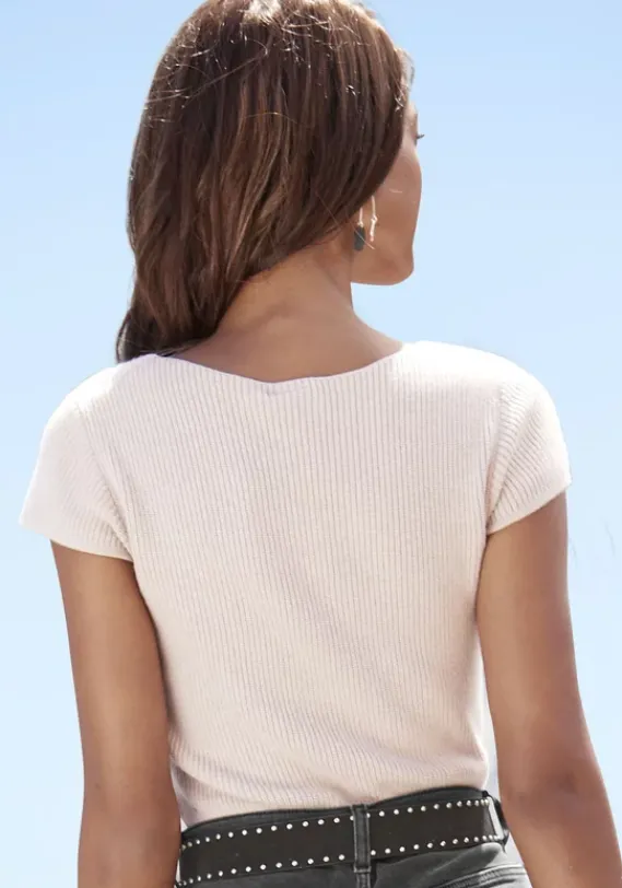 LASCANA Pullover<Kurzarmpullover