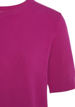 Pullover|Buffalo Kurzarmpullover Fuchsia