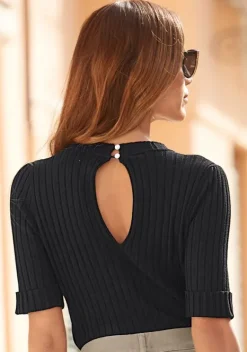 LASCANA Pullover<Kurzarmpullover