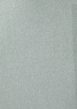 Pullover|Vivance Kurzarmpullover Hellgrun