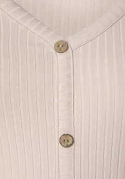 Damenshirts|LASCANA Kurzarmshirt Beige