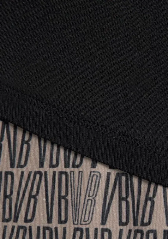 Damenshirts|Venice Beach Kurzarmshirt Schwarz