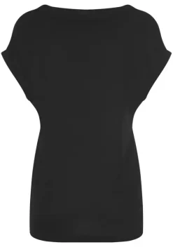 Damenshirts|LASCANA Kurzarmshirt Schwarz