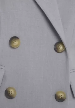 Jacken & Mantel|LASCANA Kurzblazer Grau Meliert