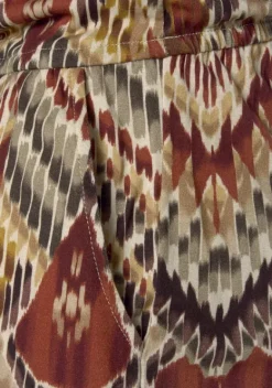 Strandmode|LASCANA Kurzoverall Braun-Bedruckt