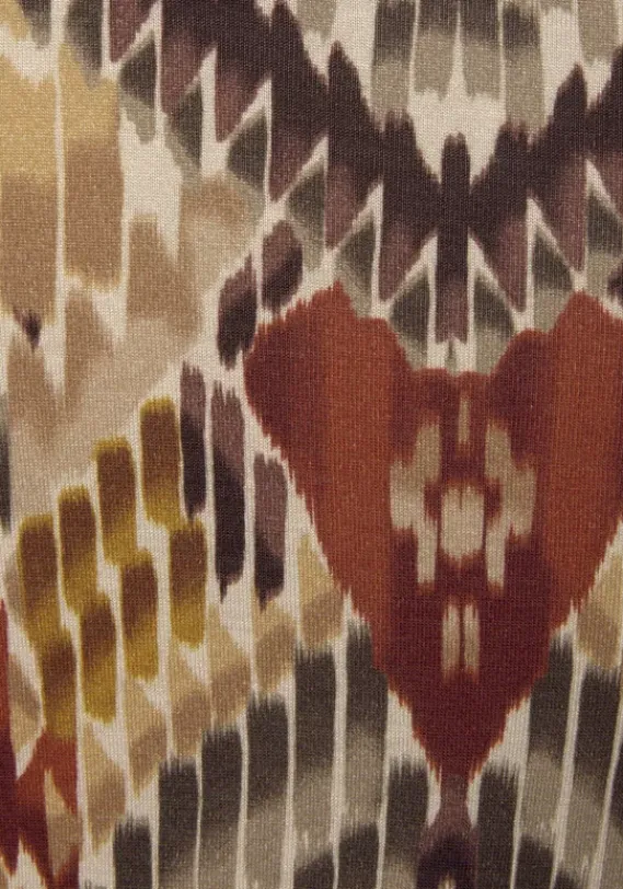 Strandmode|LASCANA Kurzoverall Braun-Bedruckt