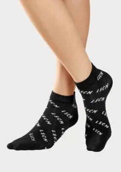Socken|LSCN by LASCANA Kurzsocken 1X Schwarz, 1X Weis, 1X Petrol