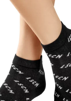 Socken|LSCN by LASCANA Kurzsocken 1X Schwarz, 1X Weis, 1X Petrol
