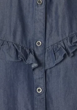 Blusen|LASCANA Langarmbluse Denim-Blue