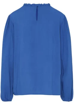 Blusen|LASCANA Langarmbluse Blau