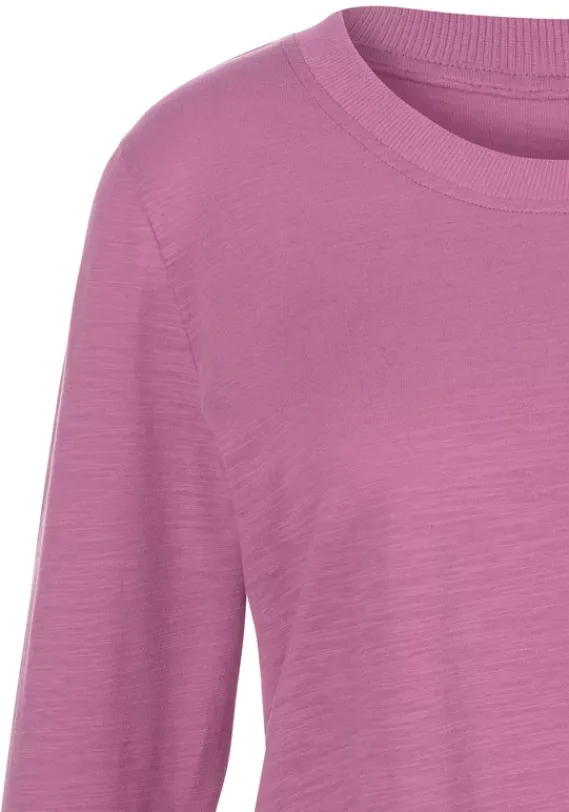 Damenshirts|Vivance Langarmshirt Pink