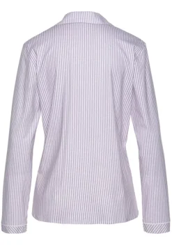 Damenshirts|s.Oliver Langarmshirt Bordeaux Weis Gestreift