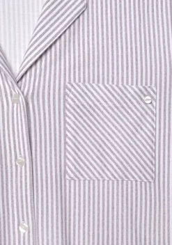 Damenshirts|s.Oliver Langarmshirt Bordeaux Weis Gestreift