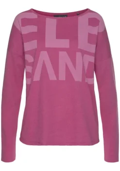 Homewear-Oberteile|Elbsand Langarmshirt"Niola" Pink