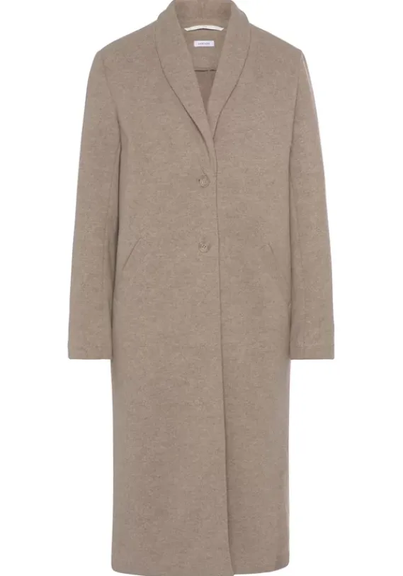 Jacken & Mantel|Buffalo Langmantel Sand Meliert