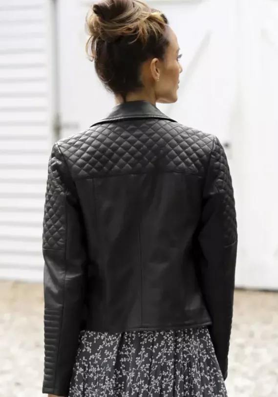 Jacken & Mantel|LASCANA Lederimitatjacke Schwarz