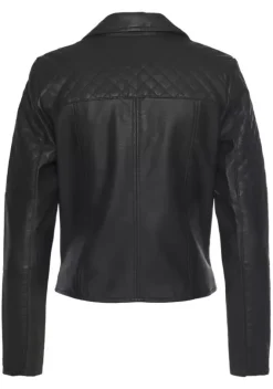 Jacken & Mantel|LASCANA Lederimitatjacke Schwarz