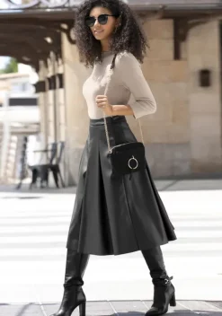 LASCANA Rocke<Lederimitatrock