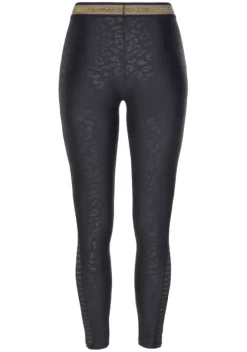Relaxhosen|Bench. Leggings Schwarz-Leo