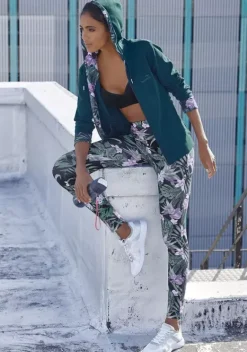 Homewear-Leggings|KangaROOS Leggings Gemustert