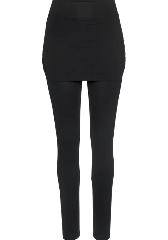 Homewear-Leggings|Vivance active Leggings Schwarz