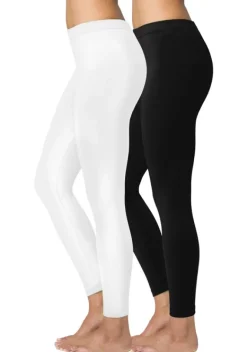 Homewear-Leggings|Vivance active Leggings Weis, Schwarz