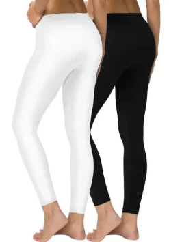 Homewear-Leggings|Vivance active Leggings Weis, Schwarz