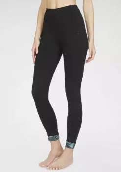 Homewear-Leggings|KangaROOS Leggings Schwarz