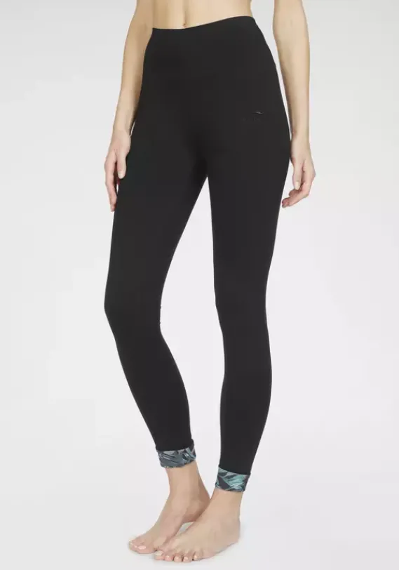Homewear-Leggings|KangaROOS Leggings Schwarz
