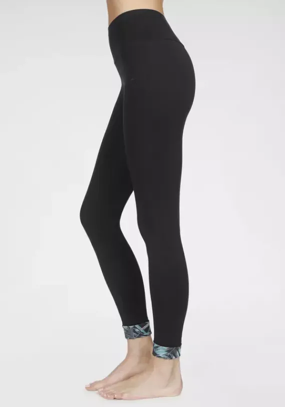 Homewear-Leggings|KangaROOS Leggings Schwarz