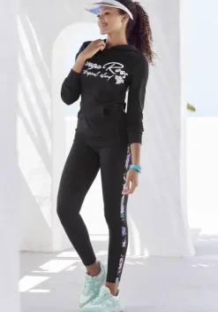 Nachhaltige Homewear|KangaROOS Leggings Schwarz