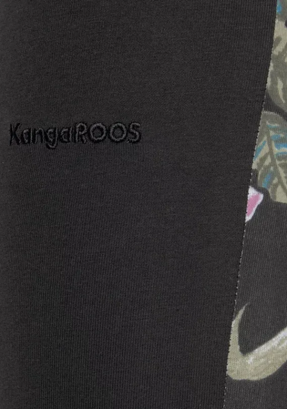 Nachhaltige Homewear|KangaROOS Leggings Schwarz