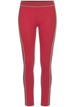 Nachhaltige Homewear|H.I.S Leggings Rot