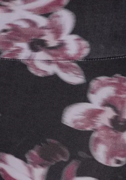 Homewear-Leggings|H.I.S Leggings Gemustert-Schwarz, Schwarz