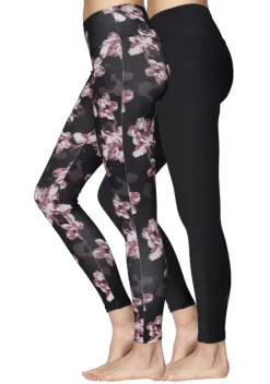 Homewear-Leggings|H.I.S Leggings Gemustert-Schwarz, Schwarz