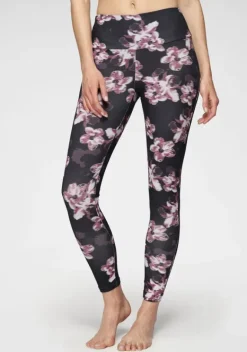 Homewear-Leggings|H.I.S Leggings Gemustert-Schwarz, Schwarz