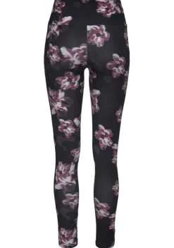 Homewear-Leggings|H.I.S Leggings Gemustert-Schwarz, Schwarz